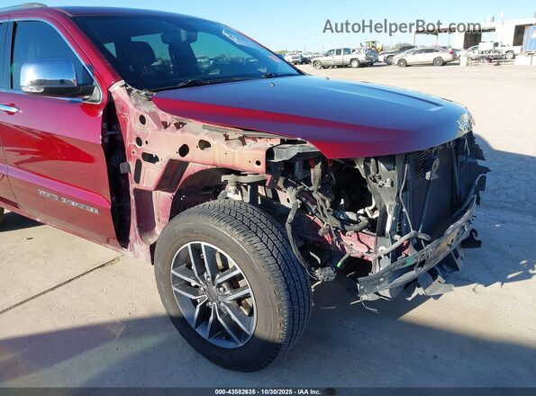 1C4RJEBG5LC182552 2020 JEEP GRAND CHEROKEE Maroon Front view