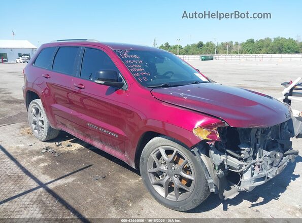 1C4RJEBG6LC246579 2020 JEEP GRAND CHEROKEE Burgundy Rear interior view