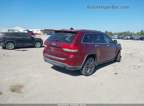 1C4RJEBGXLC295154 2020 JEEP GRAND CHEROKEE Red Tył prawy