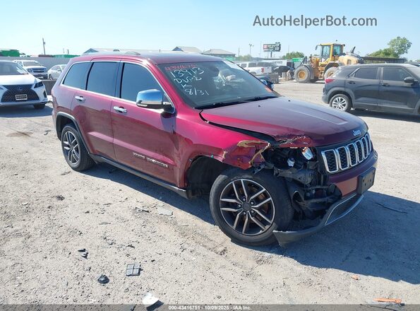 1C4RJEBGXLC295154 2020 JEEP GRAND CHEROKEE Red Widok z przodu