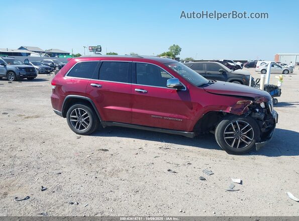 1C4RJEBGXLC295154 2020 JEEP GRAND CHEROKEE Red Widok wnętrza z tyłu