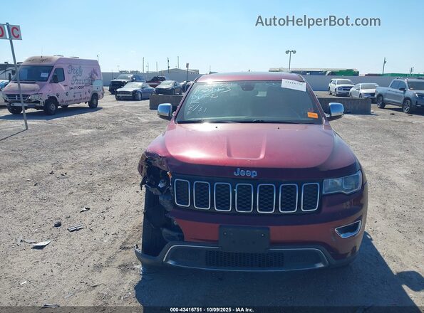 1C4RJEBGXLC295154 2020 JEEP GRAND CHEROKEE Red Widok zestawu wskaźników