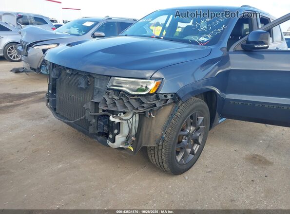 1C4RJEBGXLC391575 2020 JEEP GRAND CHEROKEE Синий Вид спереди