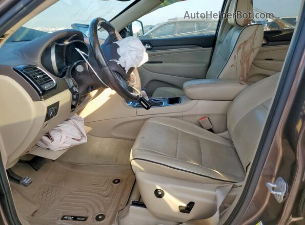 1C4RJECG2LC102400 2020 JEEP GRAND Brown Widok wnętrza z przodu