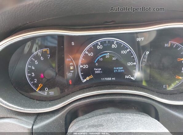 1C4RJFAG1GC443222 2016 JEEP GRAND CHEROKEE Gray Widok tylnych siedzeń