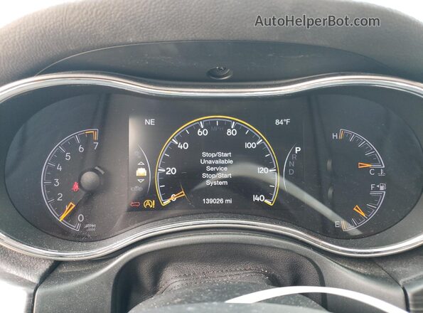 1C4RJFAG3LC237734 2020 JEEP GRAND Gray ხელსაწყოთა პანელის ხედი