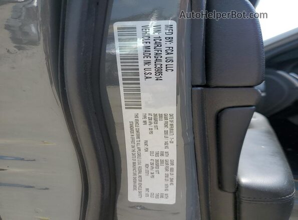 1C4RJFAG4LC398514 2020 JEEP GRAND Gray VIN sticker view