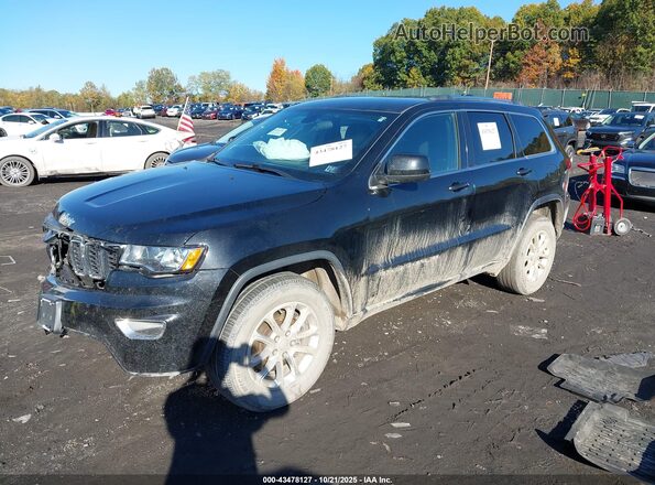 1C4RJFAG8MC826666 2021 JEEP GRAND CHEROKEE Черный Передняя левая четверть