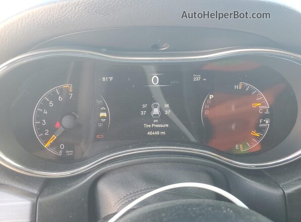 1C4RJFAGXLC355120 2020 JEEP GRAND Black Instrument cluster view