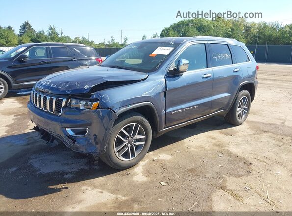 1C4RJFBG0LC364035 2020 JEEP GRAND CHEROKEE Blue წინა მარცხენა ხედი სამი მეოთხედიდან