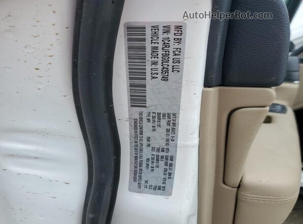 1C4RJFBG0LC435749 2020 JEEP GRAND White VIN կոդի պիտակի տեսք