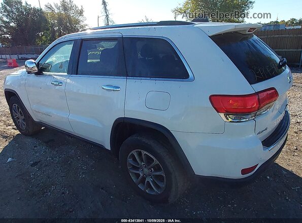 1C4RJFBG1GC375695 2016 JEEP GRAND CHEROKEE White Tył lewy