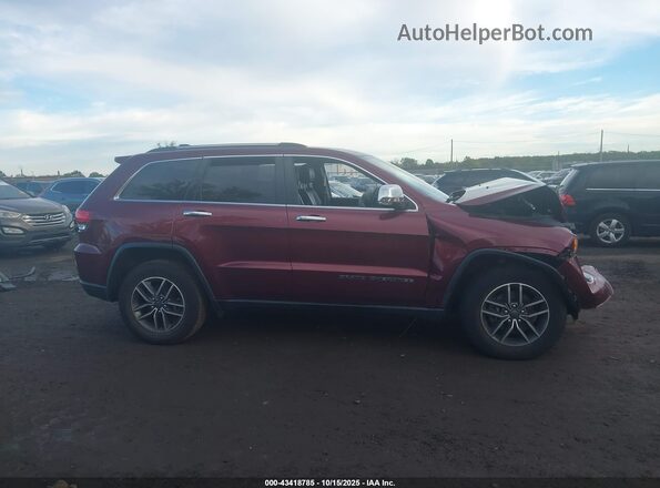 1C4RJFBG1LC120779 2020 JEEP GRAND CHEROKEE Burgundy Вид щитка приладів