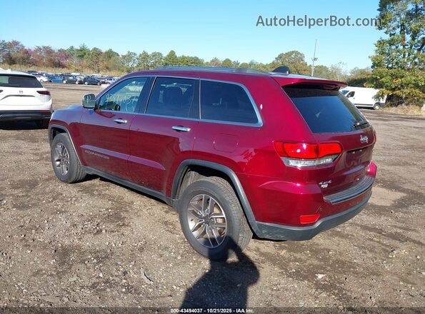 1C4RJFBG4MC876687 2021 JEEP GRAND CHEROKEE Red უკანა მარცხენა