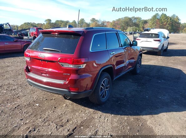 1C4RJFBG4MC876687 2021 JEEP GRAND CHEROKEE Red უკანა მარჯვენა