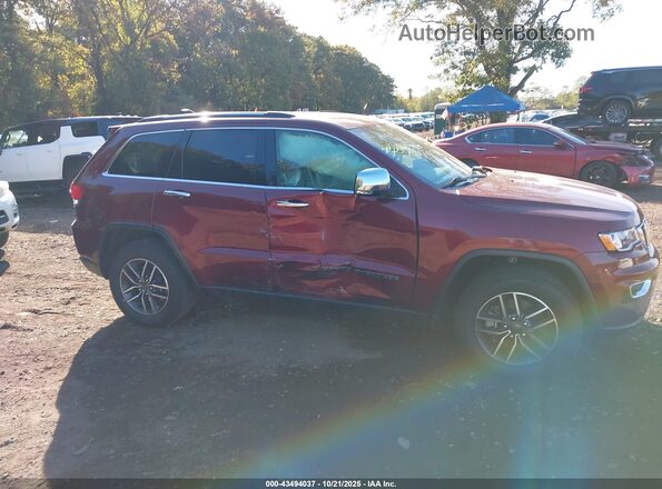 1C4RJFBG4MC876687 2021 JEEP GRAND CHEROKEE Red უკანა სალონის ხედი