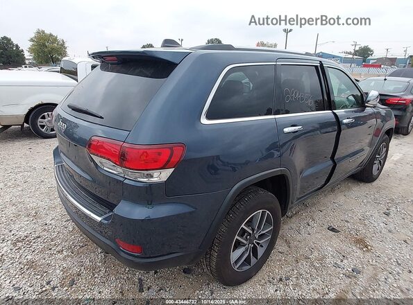 1C4RJFBG7MC525515 2021 JEEP GRAND CHEROKEE Blue Задня права чверть