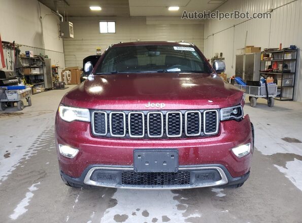 1C4RJFBG8LC121587 2020 JEEP GRAND Burgundy Դիմացի տեսք