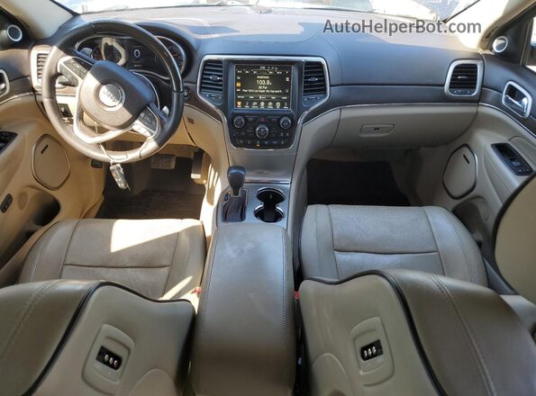 1C4RJFCT9HC697479 2017 JEEP GRAND CHER Blue ხელსაწყოთა პანელის ხედი
