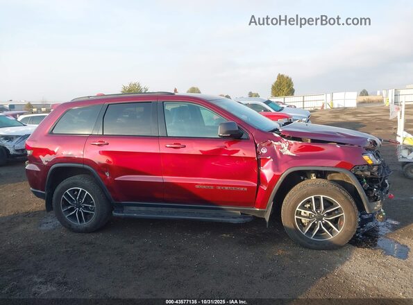 1C4RJFLGXLC389684 2020 JEEP GRAND CHEROKEE Burgundy Вид задньої частини салону