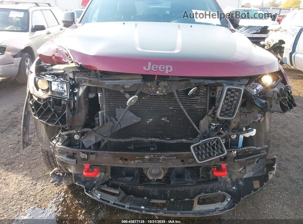 1C4RJFLGXLC389684 2020 JEEP GRAND CHEROKEE Burgundy Вид спереду