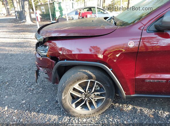1C4RJFLTXMC800435 2021 JEEP GRAND CHEROKEE Maroon Դիմացի տեսք