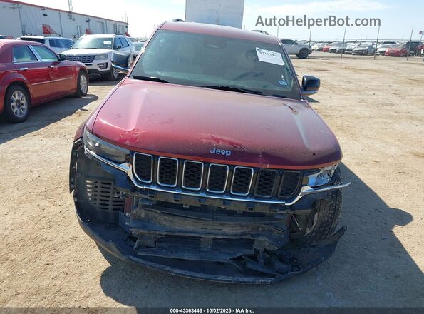 1C4RJHBG7PC661918 2023 JEEP GRAND CHEROKEE Темно-бордовый Вид спереди