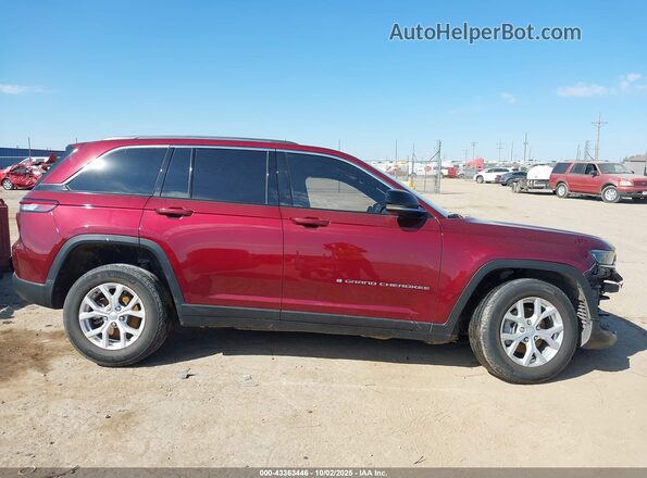 1C4RJHBG7PC661918 2023 JEEP GRAND CHEROKEE Темно-бордовый Вид задней части салона