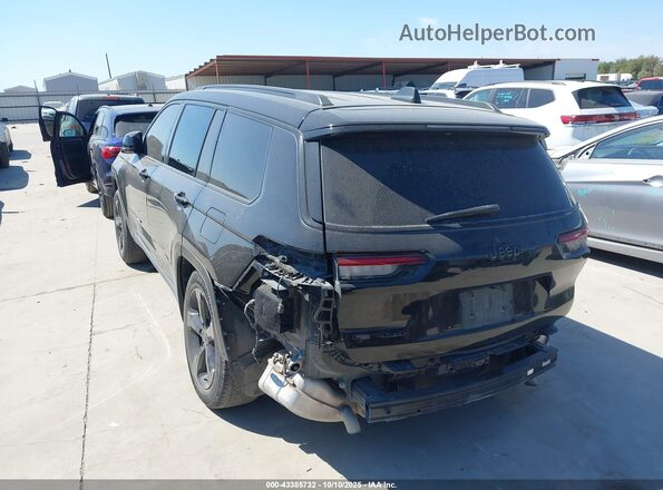 1C4RJKAG2N8553768 2022 JEEP GRAND CHEROKEE L Black უკანა მარცხენა