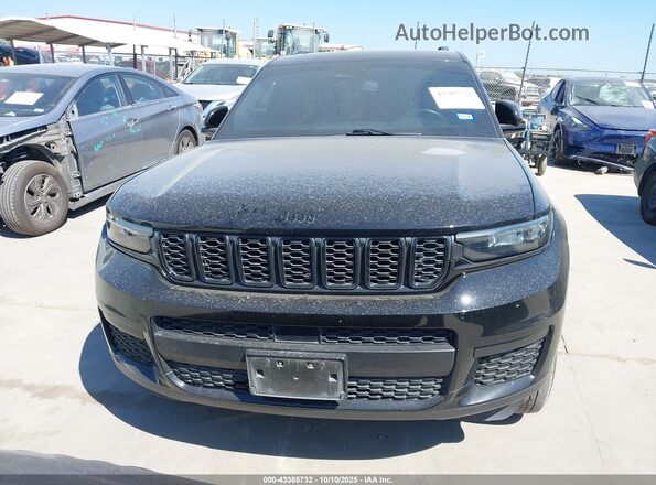 1C4RJKAG2N8553768 2022 JEEP GRAND CHEROKEE L Black უკანა სალონის ხედი