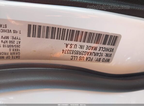 1C4RJKAG2R8583374 2024 JEEP GRAND CHEROKEE L White ძრავის განყოფილების ხედი