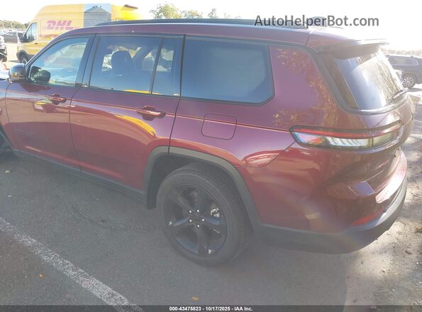 1C4RJKAG2S8629260 2025 JEEP GRAND CHEROKEE L Burgundy Задня ліва чверть