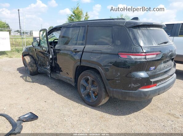 1C4RJKAGXM8155657 2021 JEEP GRAND CHEROKEE L Black Задня ліва чверть