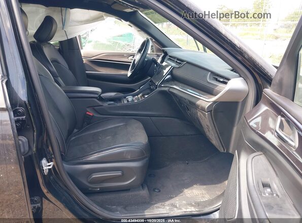 1C4RJKAGXM8155657 2021 JEEP GRAND CHEROKEE L Black Вид салону спереду