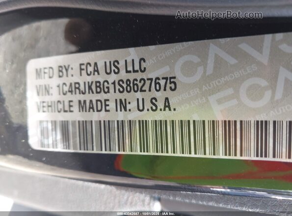 1C4RJKBG1S8627675 2025 JEEP GRAND CHEROKEE L Black Widok komory silnika