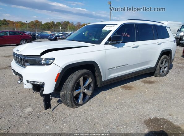 1C4RJKBG2M8143629 2021 JEEP GRAND CHEROKEE L White Front left