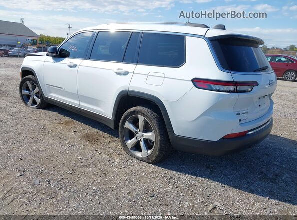 1C4RJKBG2M8143629 2021 JEEP GRAND CHEROKEE L White Rear left