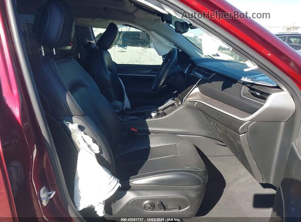 1C4RJKBG2N8530098 2022 JEEP GRAND CHEROKEE L Maroon Вид салону спереду