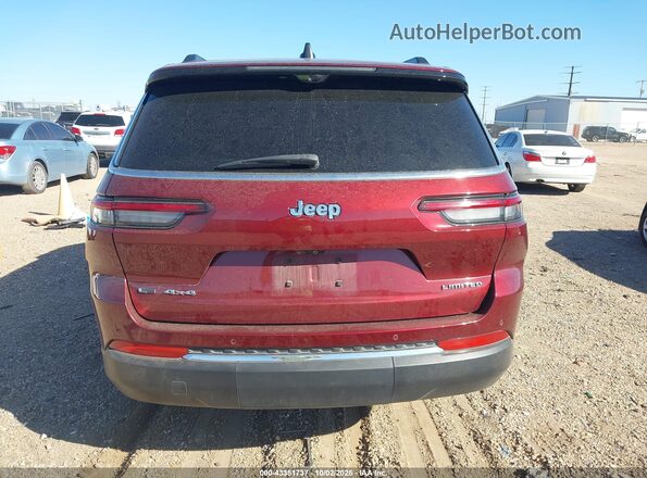 1C4RJKBG2N8530098 2022 JEEP GRAND CHEROKEE L Maroon 