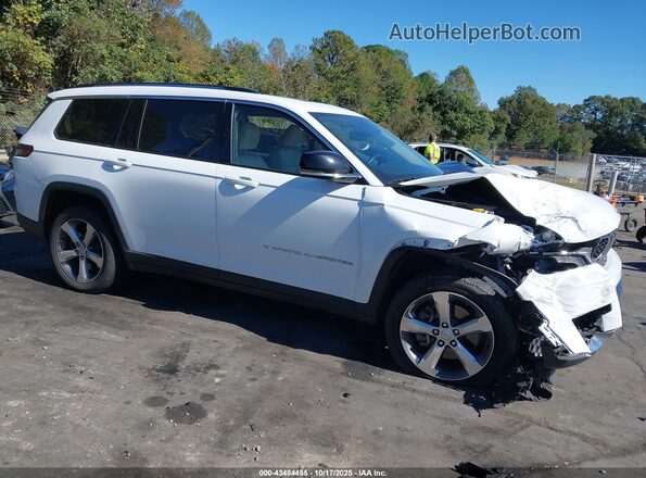 1C4RJKBG3M8104533 2021 JEEP GRAND CHEROKEE L White Vista interior trasera