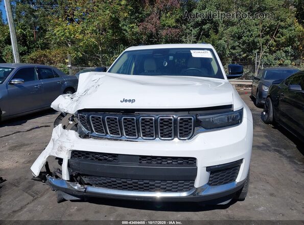 1C4RJKBG3M8104533 2021 JEEP GRAND CHEROKEE L White Vista del cuadro de instrumentos