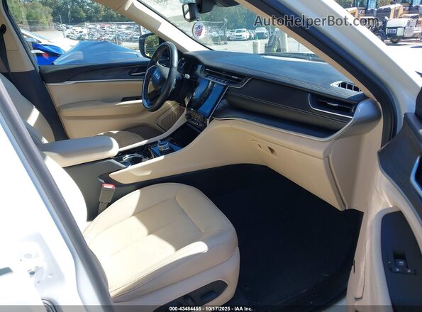 1C4RJKBG3M8104533 2021 JEEP GRAND CHEROKEE L White Vista interior delantera