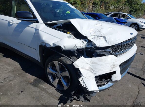 1C4RJKBG3M8104533 2021 JEEP GRAND CHEROKEE L White Vista frontal