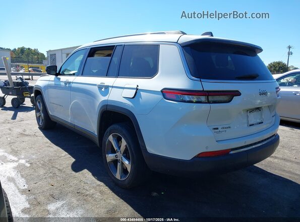 1C4RJKBG3M8104533 2021 JEEP GRAND CHEROKEE L White Trasero izquierdo