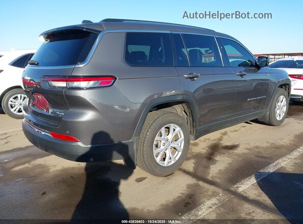 1C4RJKBG3M8150735 2021 JEEP GRAND CHEROKEE L Gray უკანა მარჯვენა