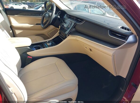 1C4RJKBG3N8545306 2022 JEEP GRAND CHEROKEE L Red Սալոնի դիմացի տեսք