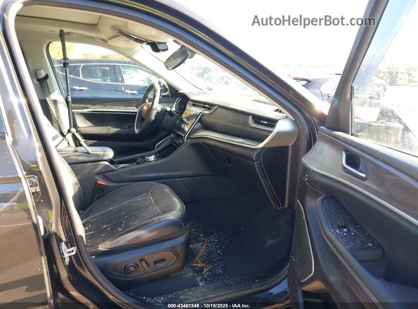 1C4RJKBG4N8545654 2022 JEEP GRAND CHEROKEE L Black Widok wnętrza z przodu