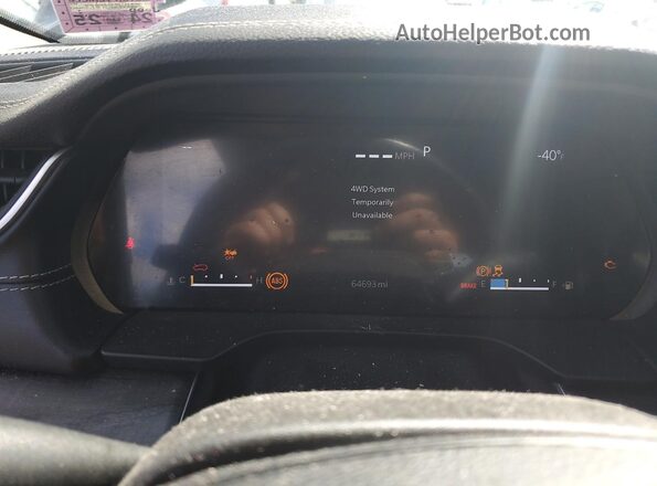 1C4RJKBG4N8632261 2022 JEEP GRAND Gray Widok zestawu wskaźników