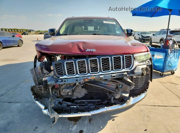 1C4RJKBG7N8555370 2022 JEEP GRAND Burgundy Вид спереду