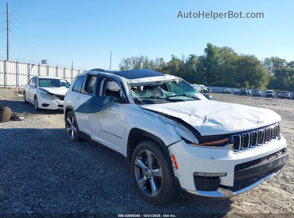 1C4RJKBGXM8103850 2021 JEEP GRAND CHEROKEE L White წინა ხედი